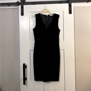 Calvin Klein Elegant Black Sleeveless Dress
